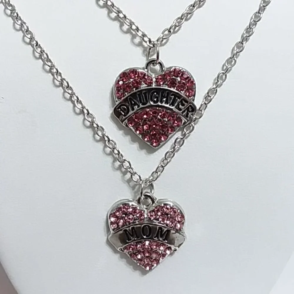 Mom & Daughter Necklace Set